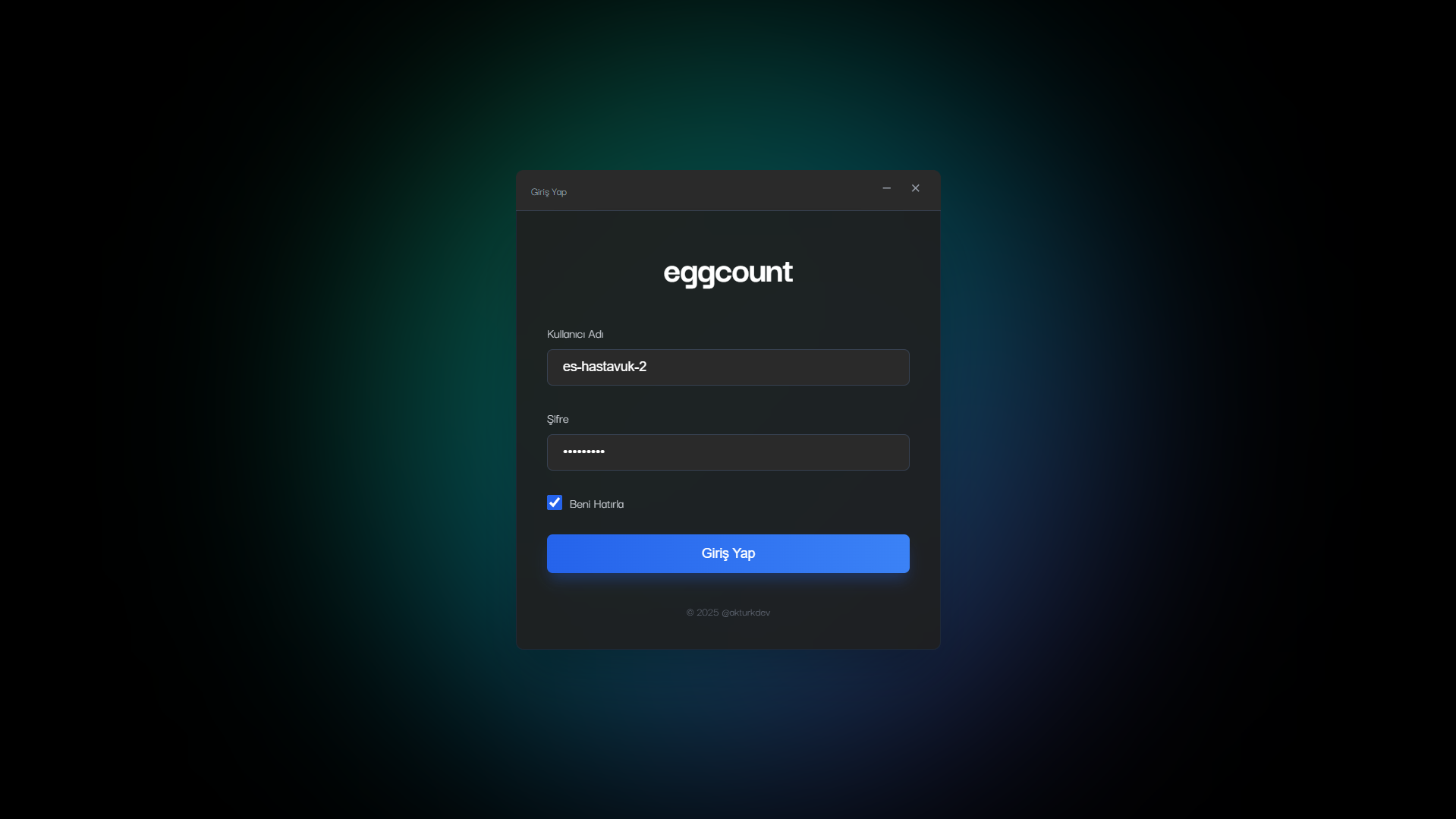 Giriş Ekranı